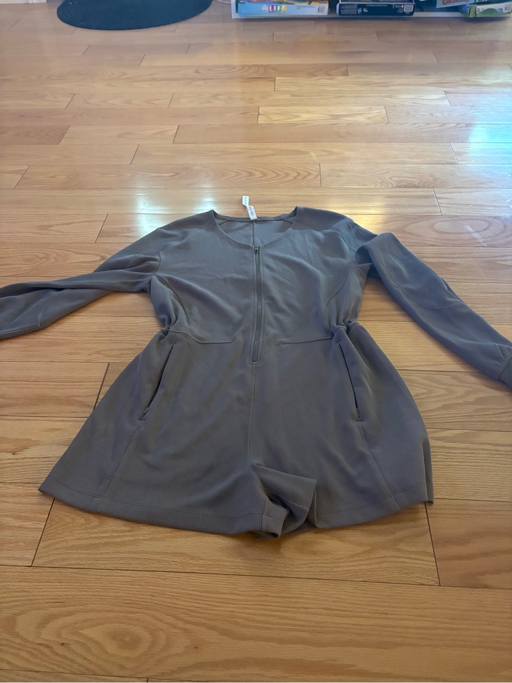 lululemon athletica Olive Green Long Sleeve Romper